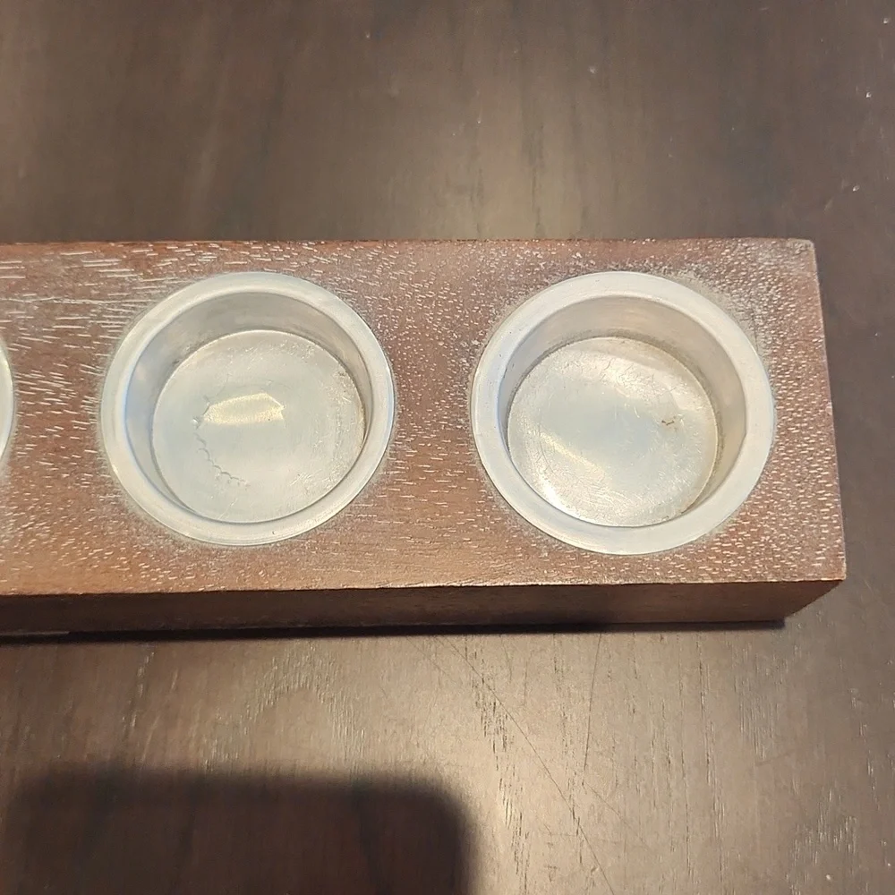 WEST ELM 5 slot candle holder